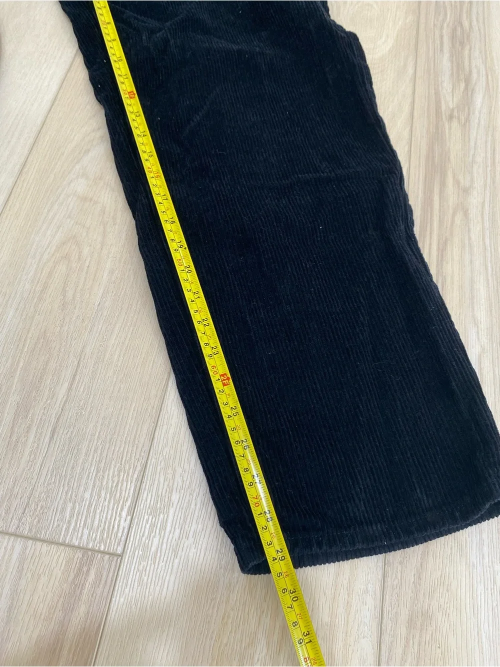 Empyre Corduroy Black Loose Fit Skate Pants | Size 34 Y2K